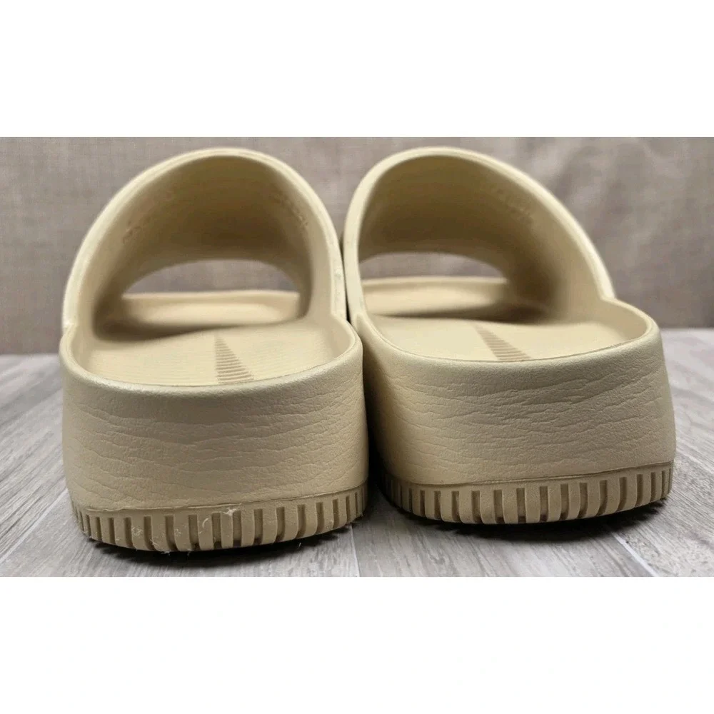 Nike Calm Slide Sesame Slip On Rubber‎ Sandals Mens 13 Womens 14 Comfort Pool